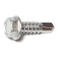 Midwest Fastener Self-Drilling Screw, #12 x 3/4 in, Stainless Steel Hex Head Hex Drive, 20 PK 65172